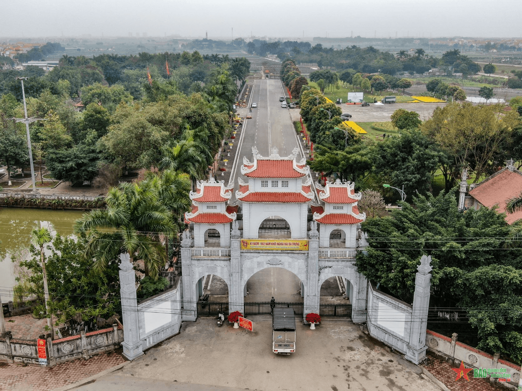Đầu năm tới thăm Đền thờ Hai Bà Trưng ở Mê Linh (Hà Nội)