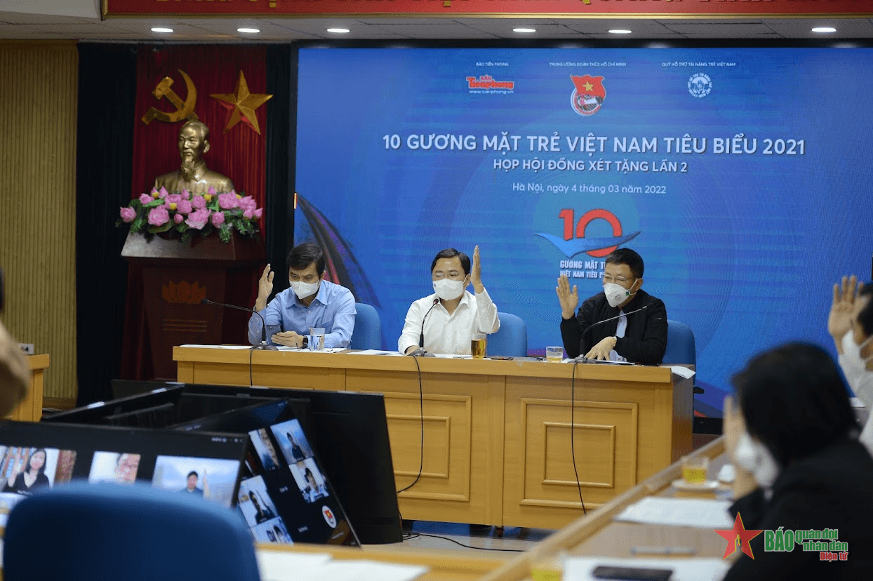 Công bố 10 Gương mặt trẻ Việt Nam tiêu biểu năm 2021
