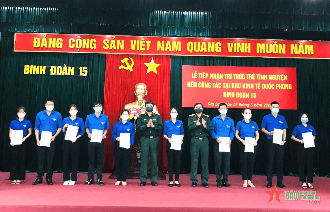 Binh đoàn 15: Tiếp nhận trí thức trẻ tình nguyện