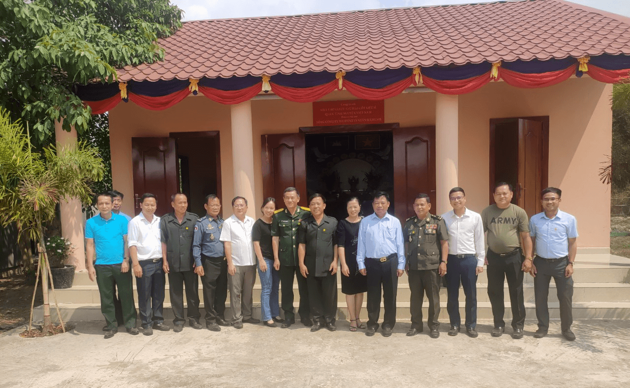 Khánh thành nhà thờ, lưu giữ hài cốt liệt sĩ Việt Nam tại Campuchia