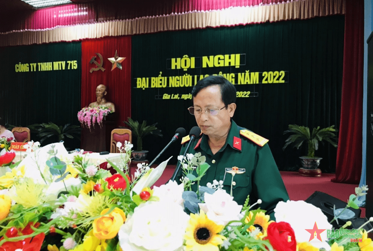Công ty 715 tổ chức Hội nghị đại biểu người lao động năm 2022