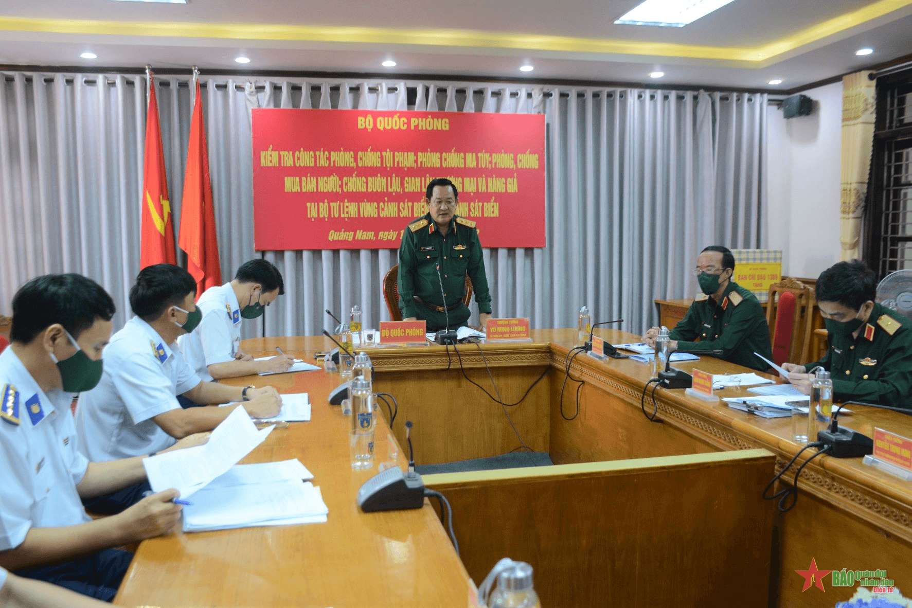 Bộ Quốc phòng kiểm tra kết quả thực hiện nhiệm vụ tại Bộ tư lệnh Vùng Cảnh sát biển 2