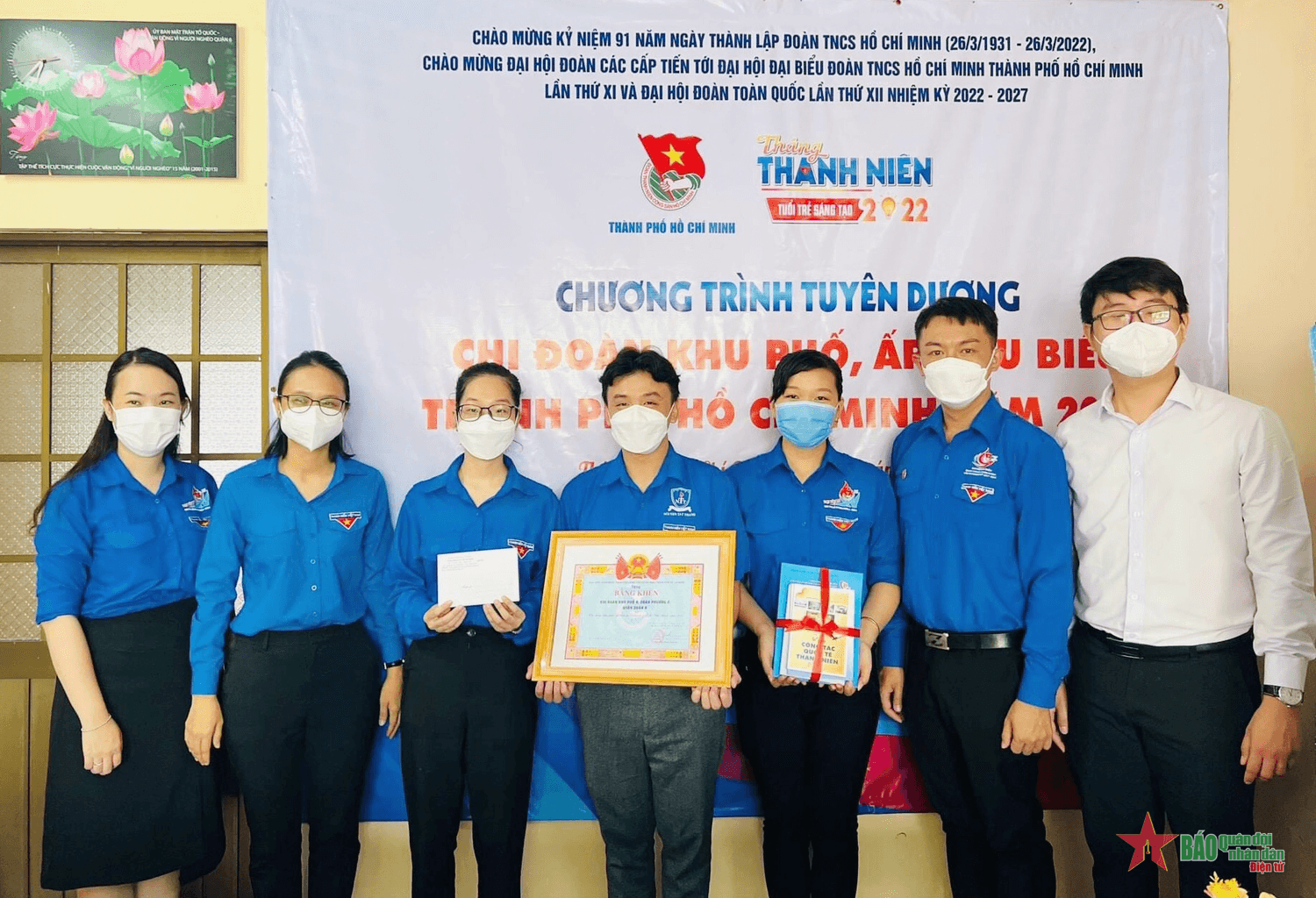 Thành đoàn TP Hồ Chí Minh tuyên dương 100 Chi đoàn khu phố, ấp tiêu biểu