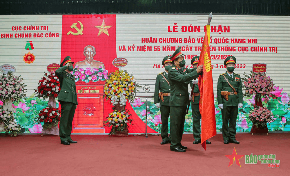 Cục Chính trị, Binh chủng Đặc công đón nhận Huân chương Bảo vệ Tổ quốc hạng Nhì