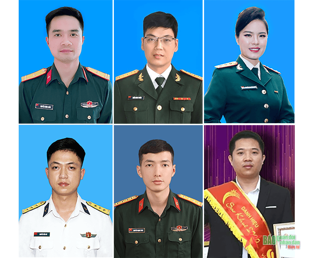 10 gương mặt trẻ tiêu biểu toàn quân năm 2021