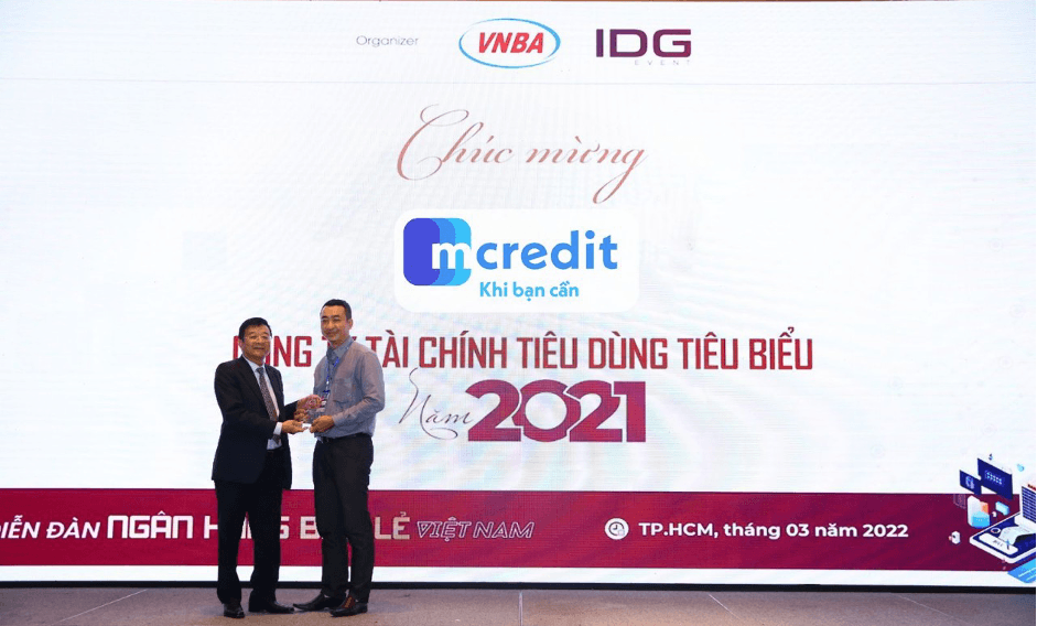 McCredit nhận giải thưởng công ty tài chính tiêu dùng tiêu biểu