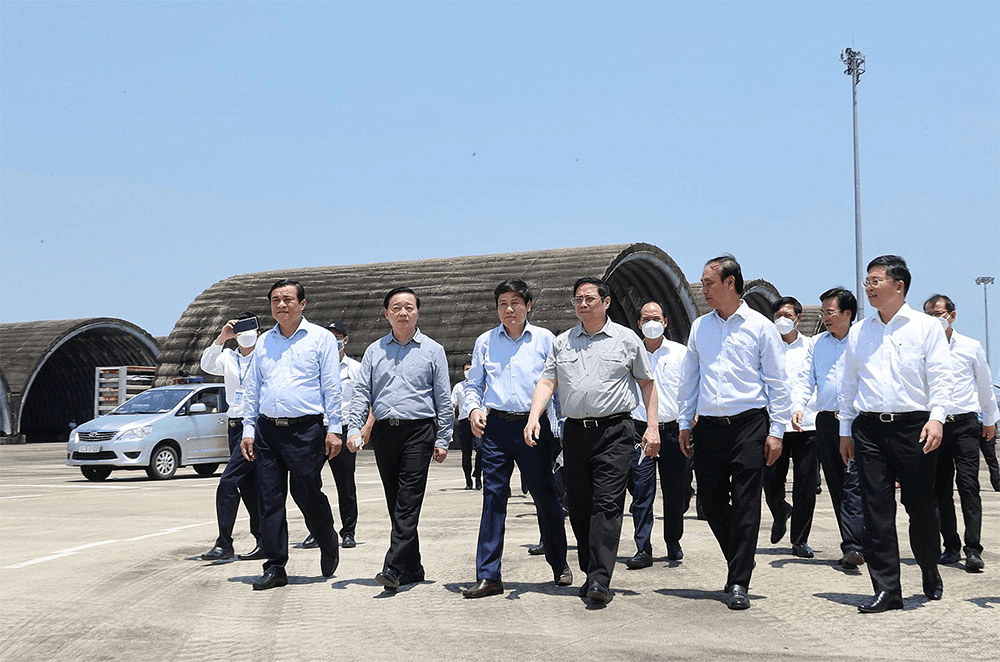 Thủ tướng Phạm Minh Chính khảo sát một số dự án trọng điểm tại Quảng Nam