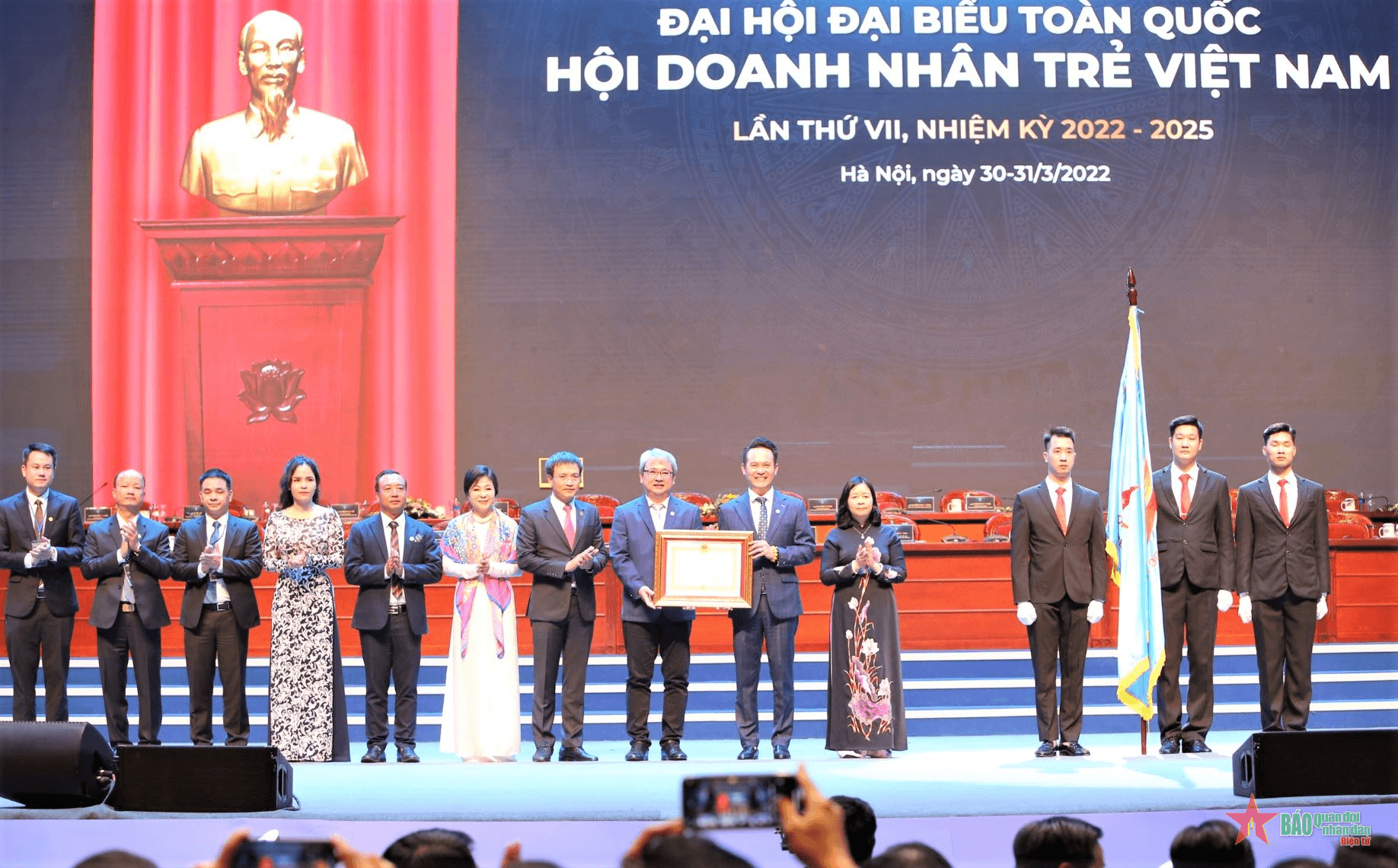 Phiên trọng thể Đại hội đại biểu toàn quốc Hội Doanh nhân trẻ Việt Nam lần thứ VII