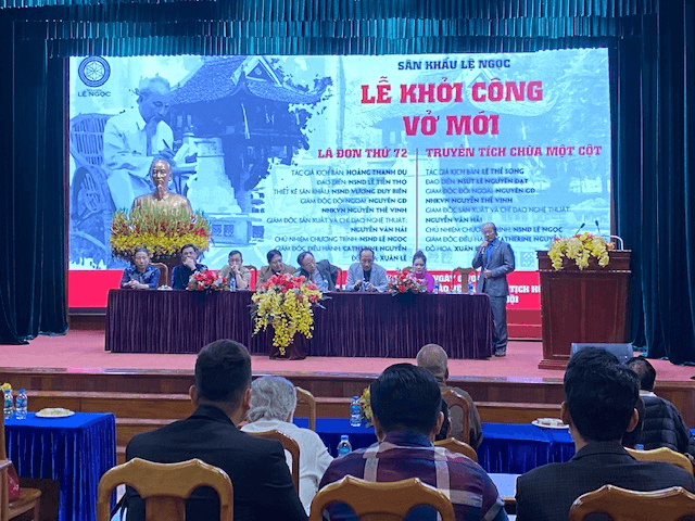 Khởi công vở diễn “Lá đơn thứ 72” và “Truyền tích chùa Một Cột”