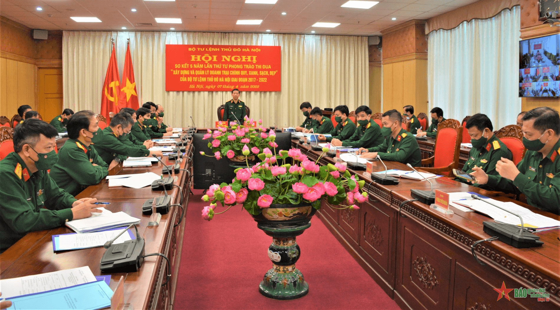 Bộ tư lệnh Thủ đô Hà Nội: Phấn đấu 100% doanh trại các đơn vị được quy hoạch hoàn chỉnh