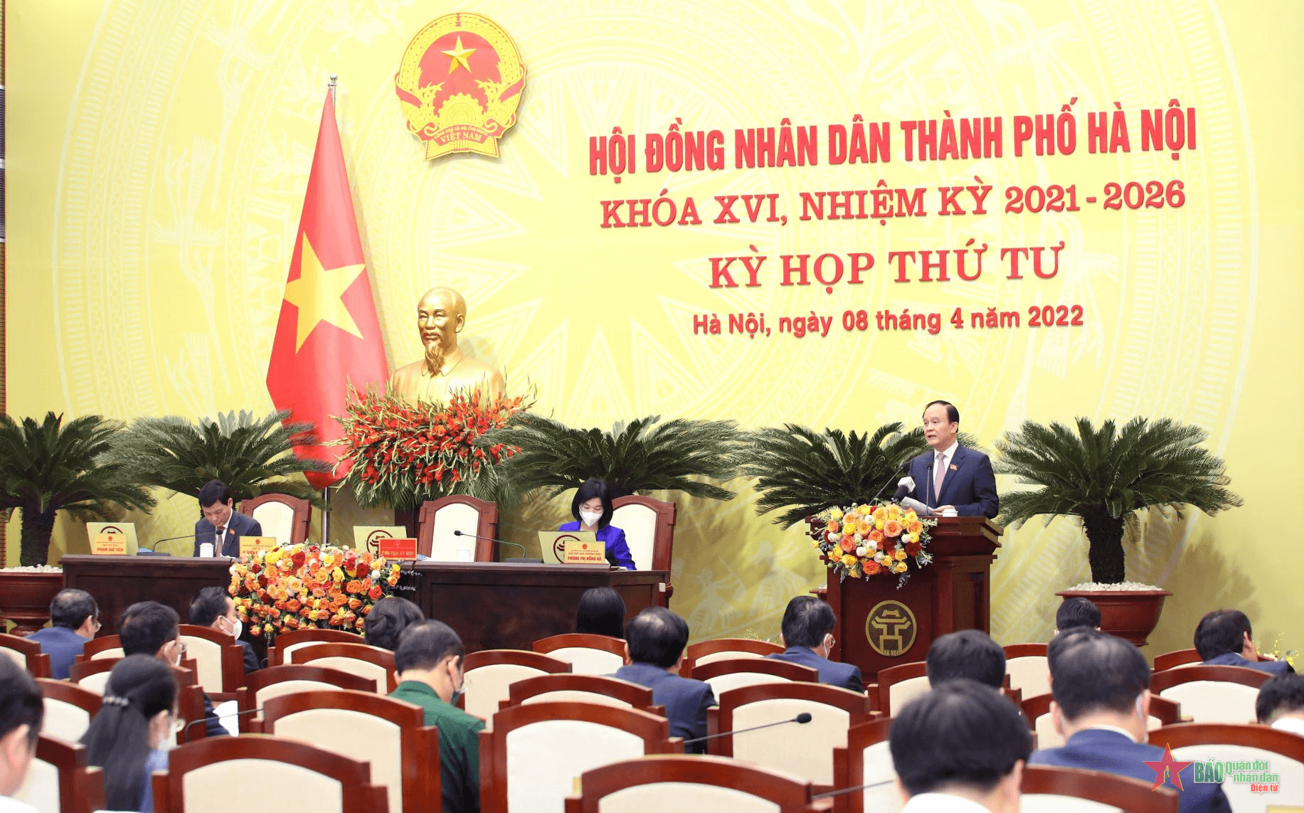 Khai mạc Kỳ họp thứ 4 HĐND TP Hà Nội khóa XVI