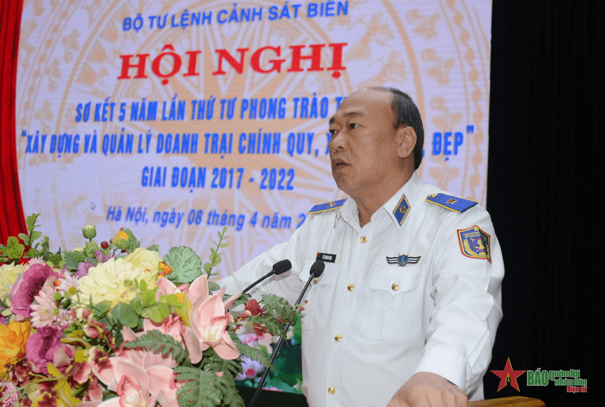 Bộ tư lệnh Cảnh sát biển sơ kết 5 năm phong trào thi đua xây dựng và quản lý doanh trại