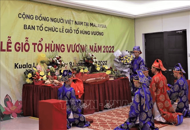 Cộng đồng tại Malaysia thành kính tưởng nhớ công ơn các Vua Hùng