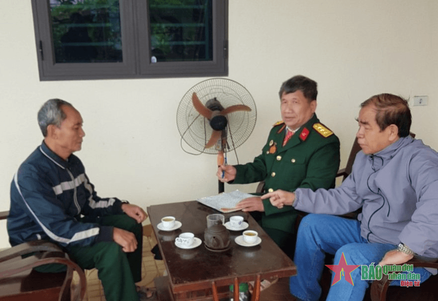 Đã tìm được phần mộ liệt sĩ Bùi Công Huy