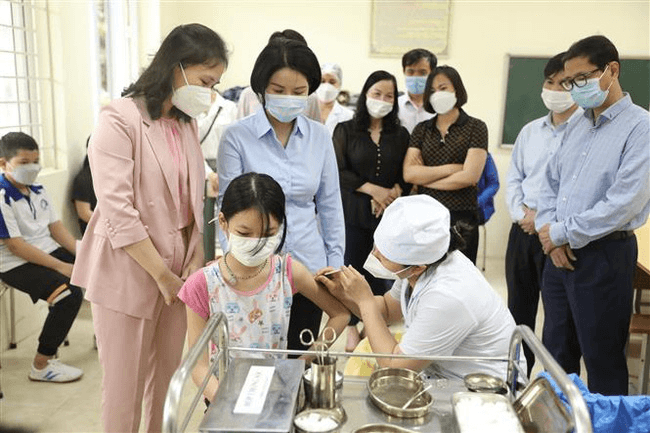 Hà Nội: Dự kiến tiêm vắc xin cho trẻ từ 6 đến 12 tuổi trong khoảng thời gian 10 ngày