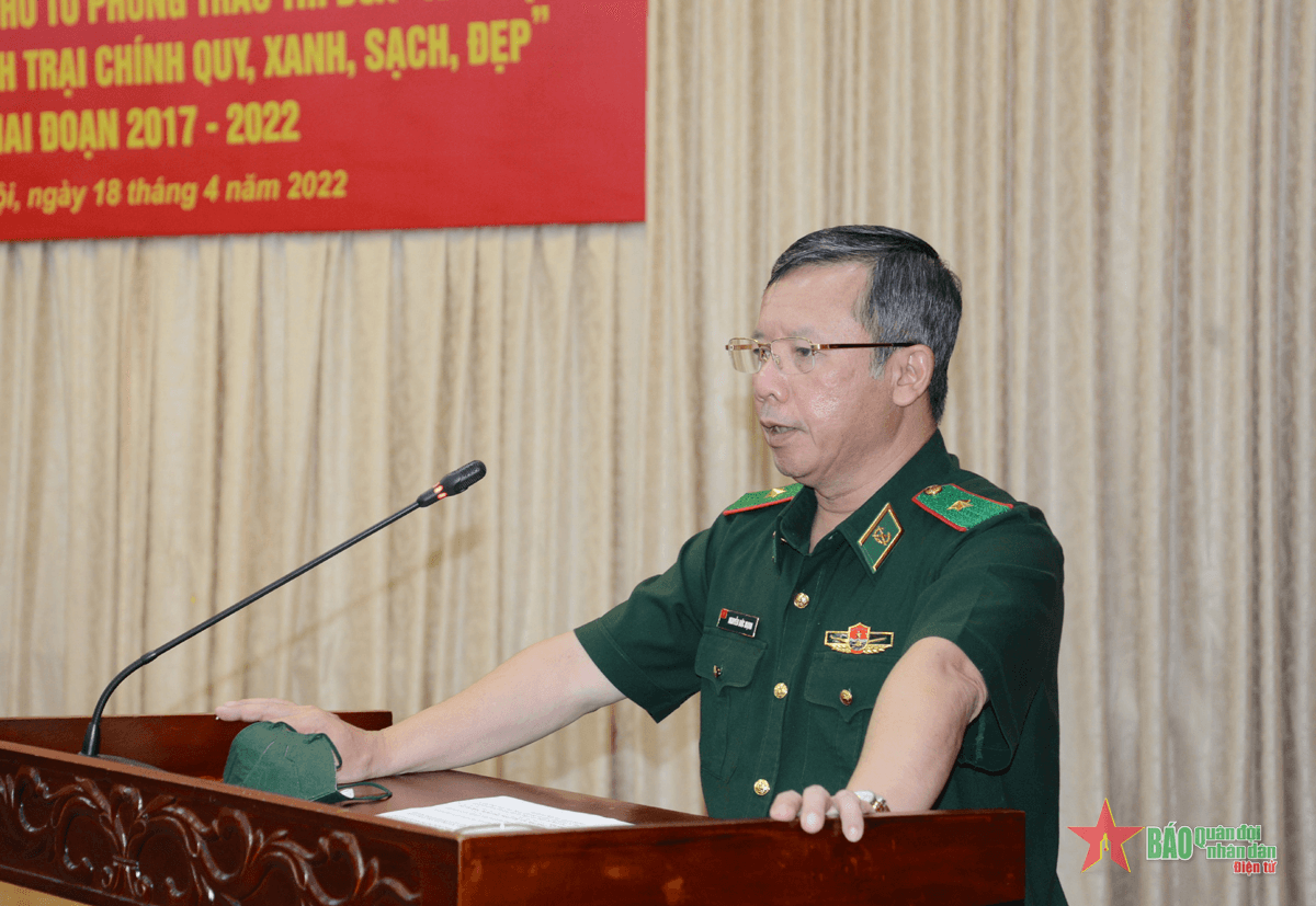 Bộ đội Biên phòng sơ kết 5 năm phong trào thi đua xây dựng và quản lý doanh trại