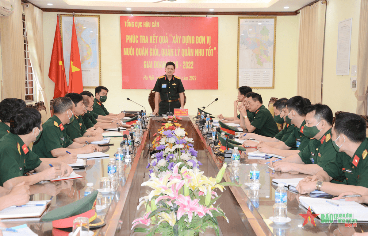 Phúc tra kết quả “Xây dựng đơn vị nuôi quân giỏi, quản lý quân nhu tốt” tại Lữ đoàn 201