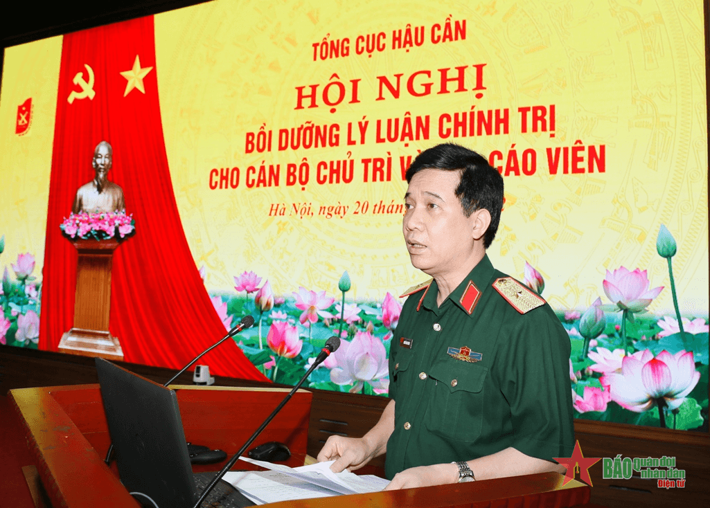 Tổng cục Hậu cần tổ chức bồi dưỡng lý luận chính trị cho đội ngũ cán bộ chủ trì năm 2022