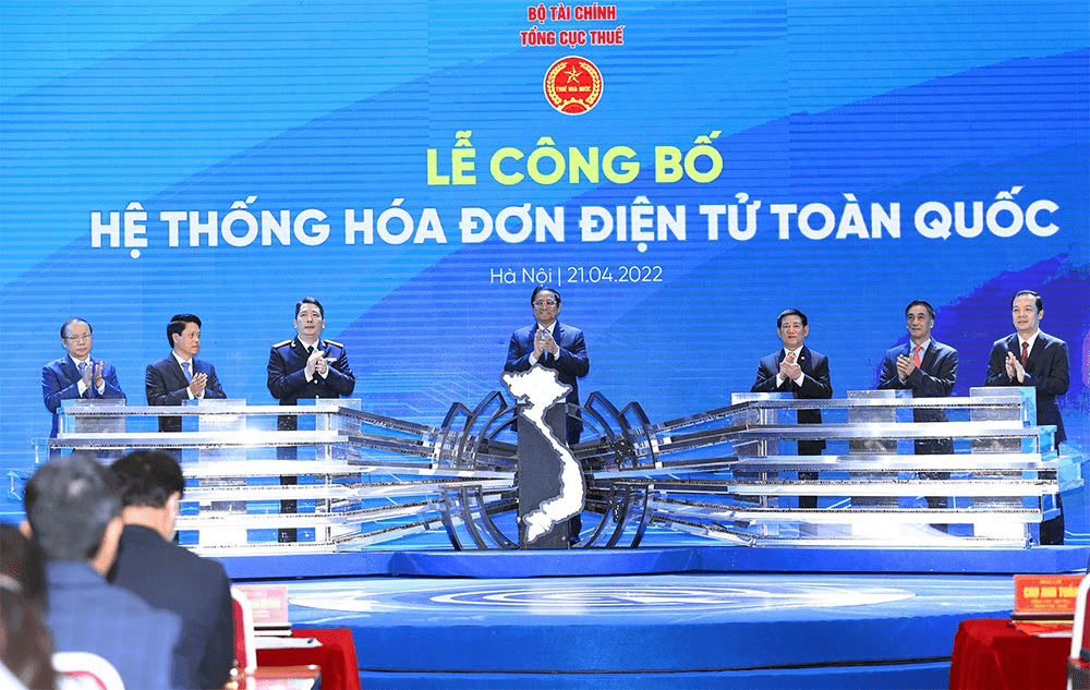 Thủ tướng Phạm Minh Chính dự Lễ công bố hệ thống hóa đơn điện tử toàn quốc