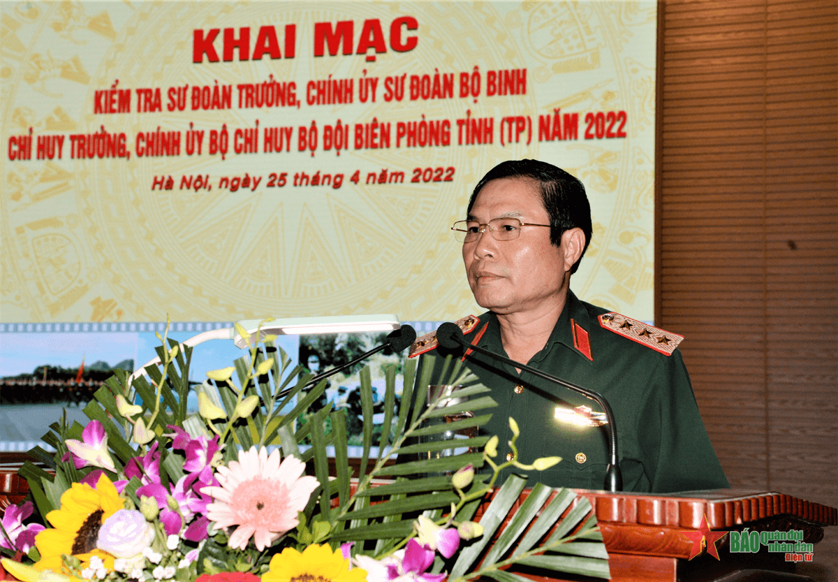 Bộ Quốc phòng kiểm tra sư đoàn trưởng, chính ủy sư đoàn bộ binh năm 2022