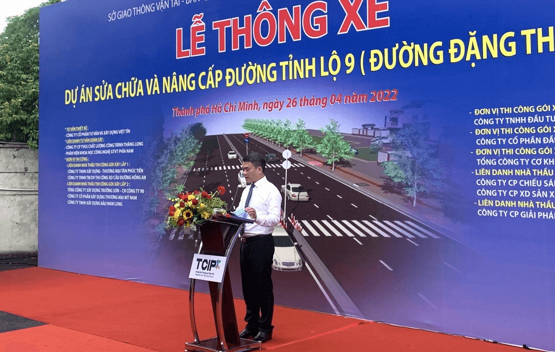 Thông xe tuyến đường Đặng Thúc Vịnh (Tỉnh lộ 9) kết nối khu vực Tây Bắc TP Hồ Chí Minh