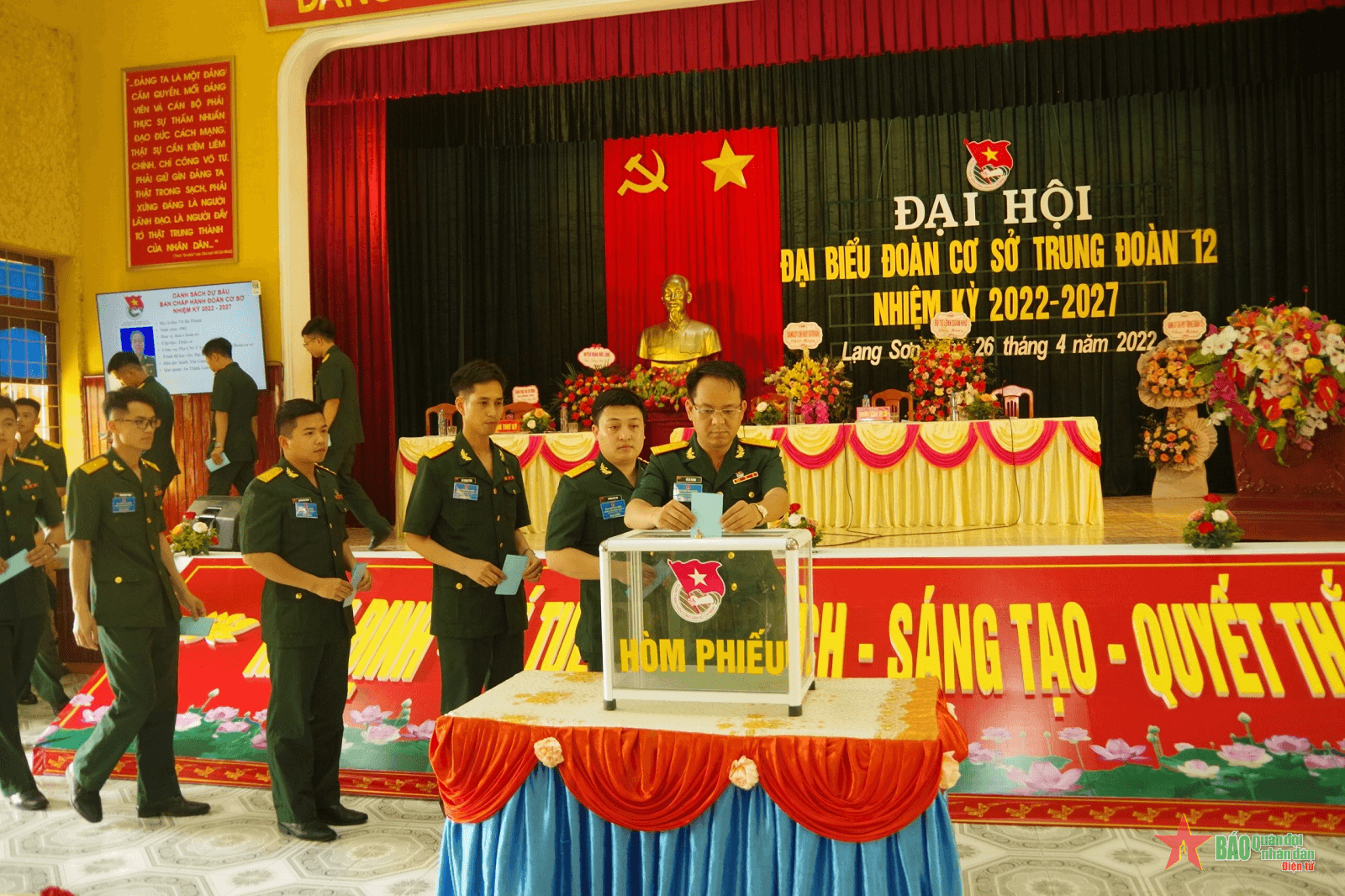 Đại hội đại biểu Đoàn cơ sở Trung đoàn 12, Sư đoàn 3