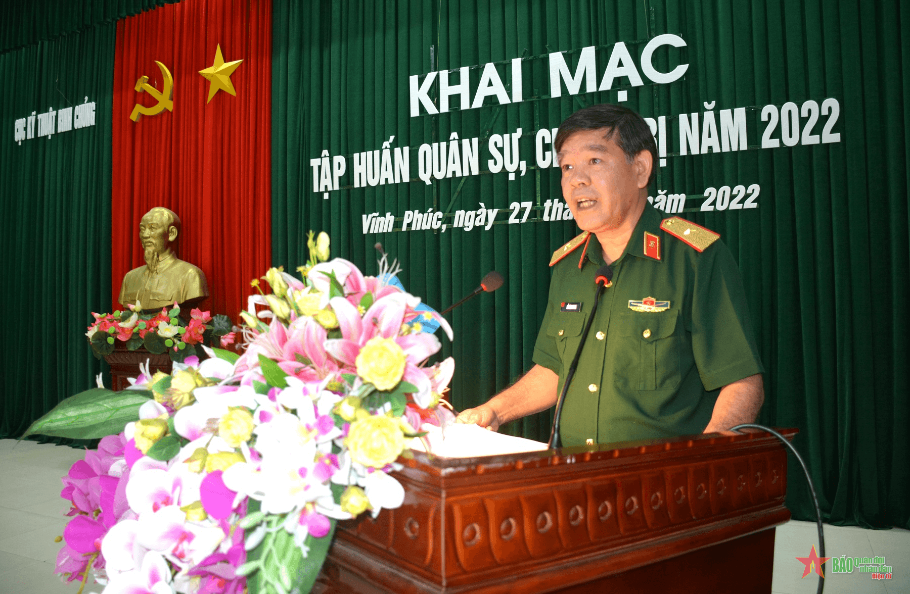 Khai mạc tập huấn quân sự, chính trị năm 2022