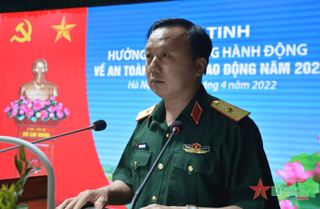Phát động toàn quân hưởng ứng Tháng hành động về an toàn vệ sinh lao động
