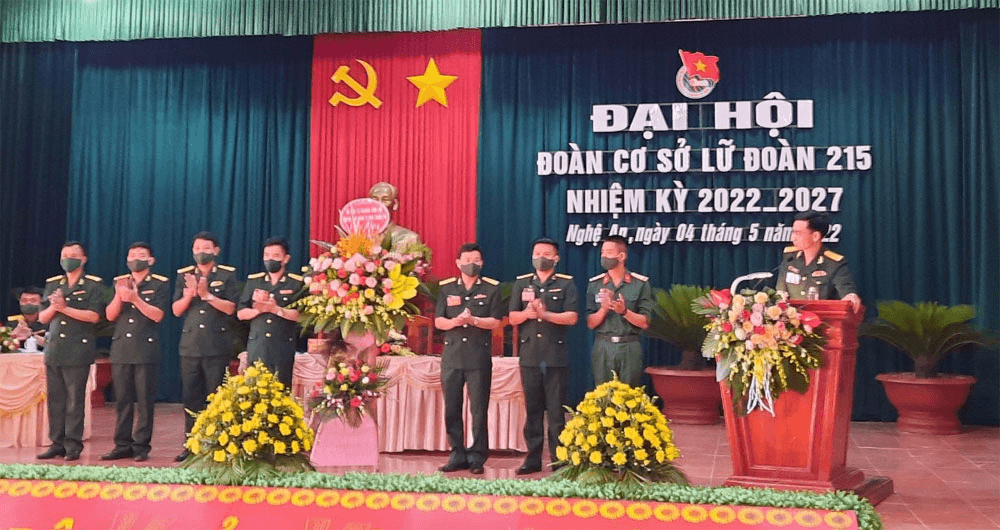 Đại hội Đoàn cơ sở Lữ đoàn Xe tăng 215 nhiệm kỳ 2022- 2027