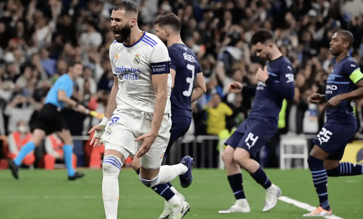 Kết quả bán kết C1: Real thắng ngược Man City trong hiệp phụ