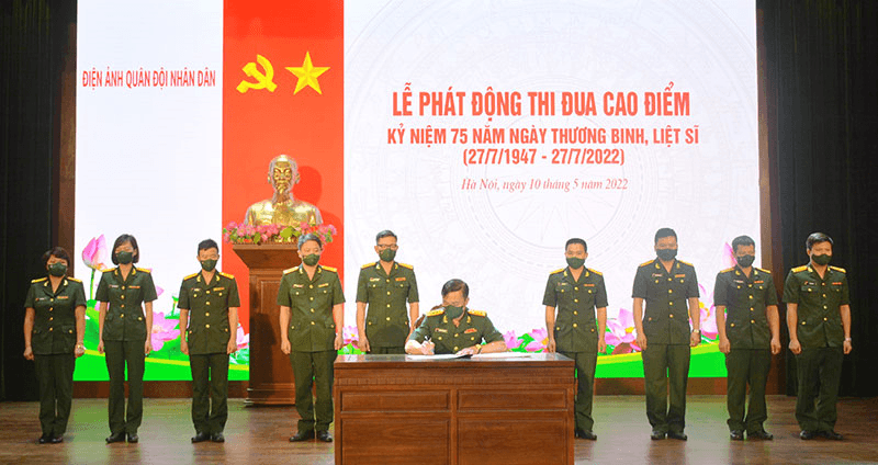 Điện ảnh Quân đội nhân dân phát động đợt thi đua cao điểm kỷ niệm Ngày Thương binh-Liệt sĩ