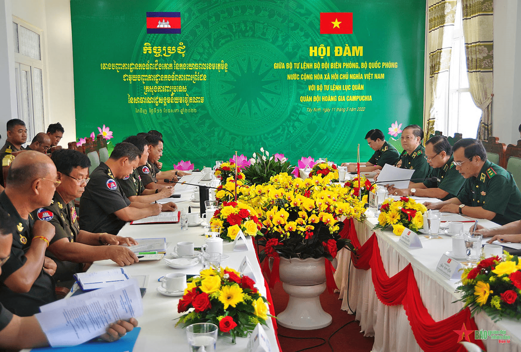 Tăng cường công tác phối hợp giữa Bộ tư lệnh Bộ đội Biên phòng Việt Nam và Bộ tư lệnh Lục quân Campuchia