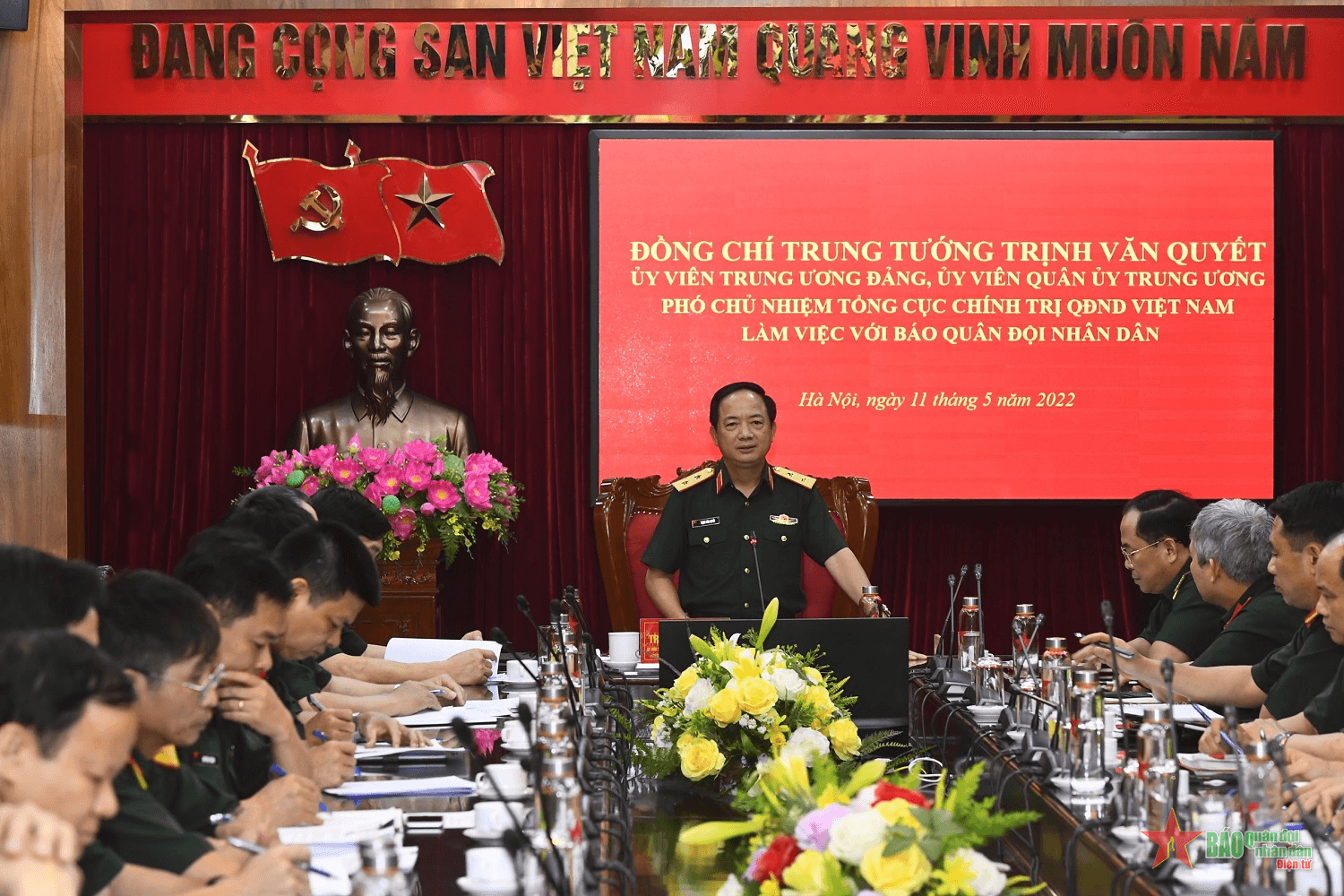 Chủ động phối hợp, hoàn thiện Đề án xây dựng Báo Quân đội nhân dân thành cơ quan truyền thông chủ lực, hiện đại, đa phương tiện
