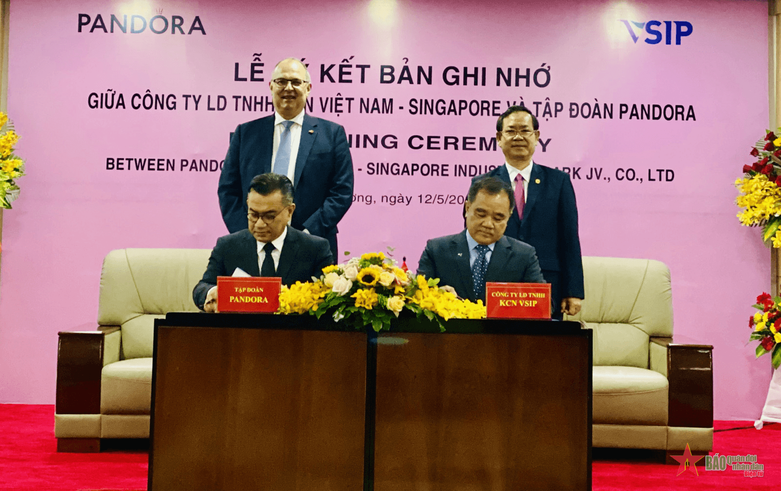 Ký kết xây dựng nhà máy chế tác trang sức gần 100 triệu USD tại Bình Dương