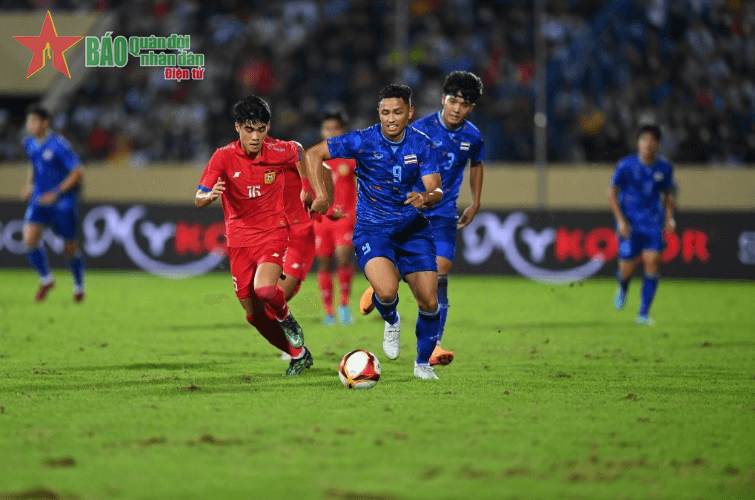 Kết quả bóng đá nam SEA Games 31: U23 Thái Lan thắng tối thiểu U23 Lào