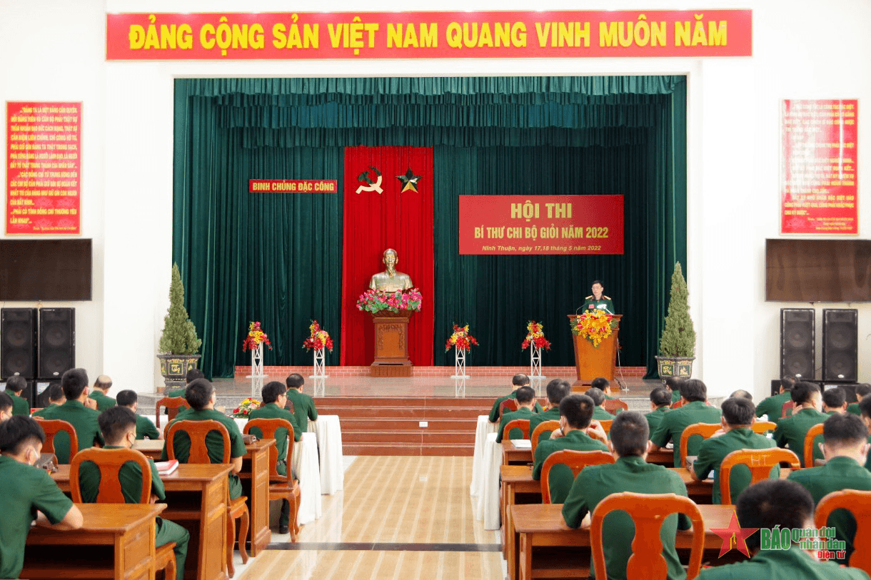 Binh chủng Đặc công khai mạc Hội thi Bí thư chi bộ giỏi năm 2022
