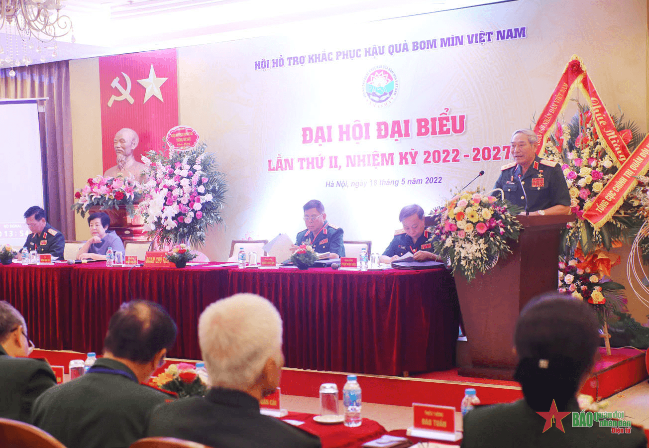 Đại hội đại biểu Hội Hỗ trợ khắc phục hậu quả bom mìn Việt Nam lần thứ II, nhiệm kỳ 2022-2027