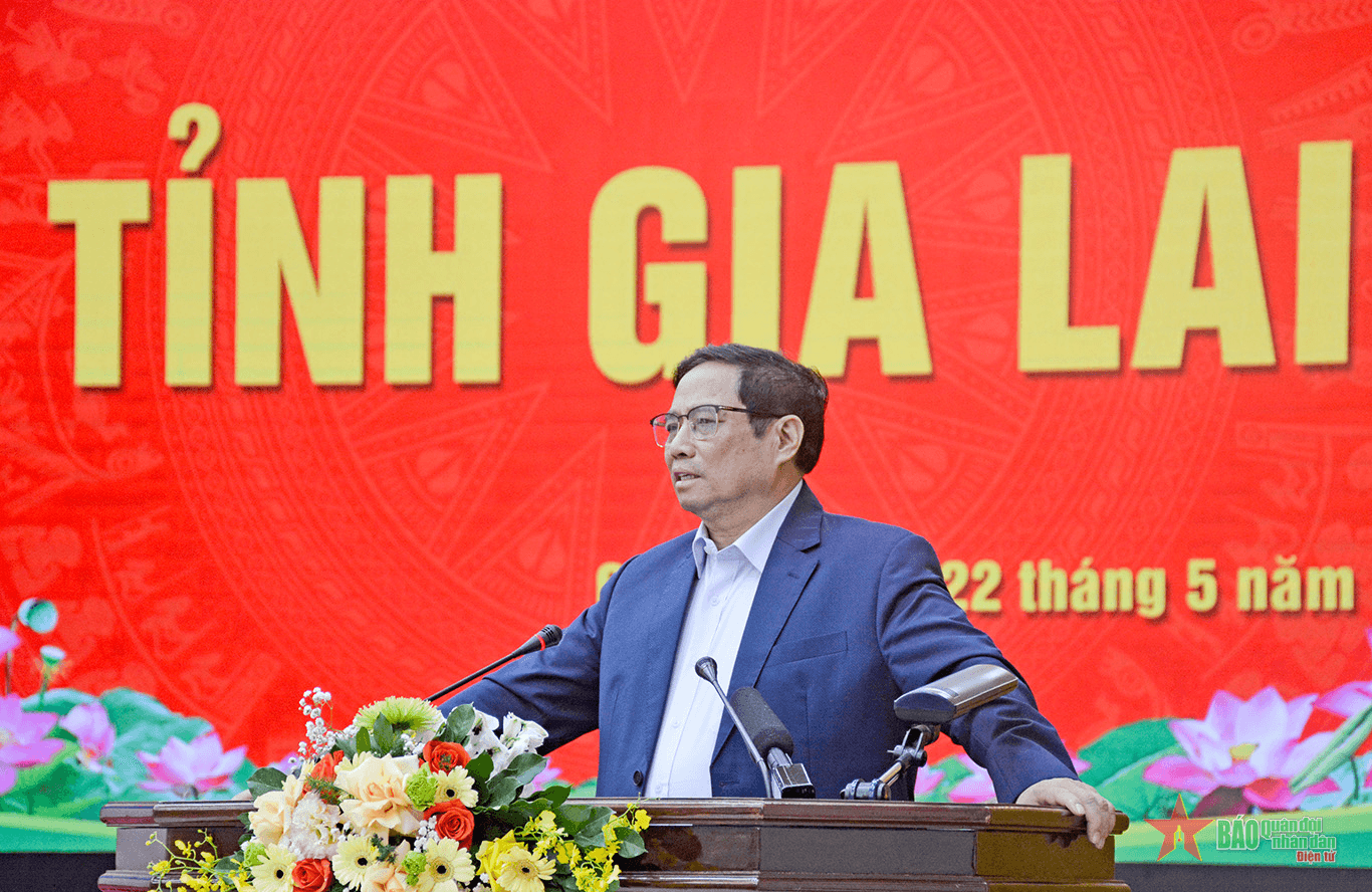 Thủ tướng Chính phủ Phạm Minh Chính: Tỉnh Gia Lai phải tự tin hơn, mạnh mẽ hơn, vững vàng hơn để đi lên