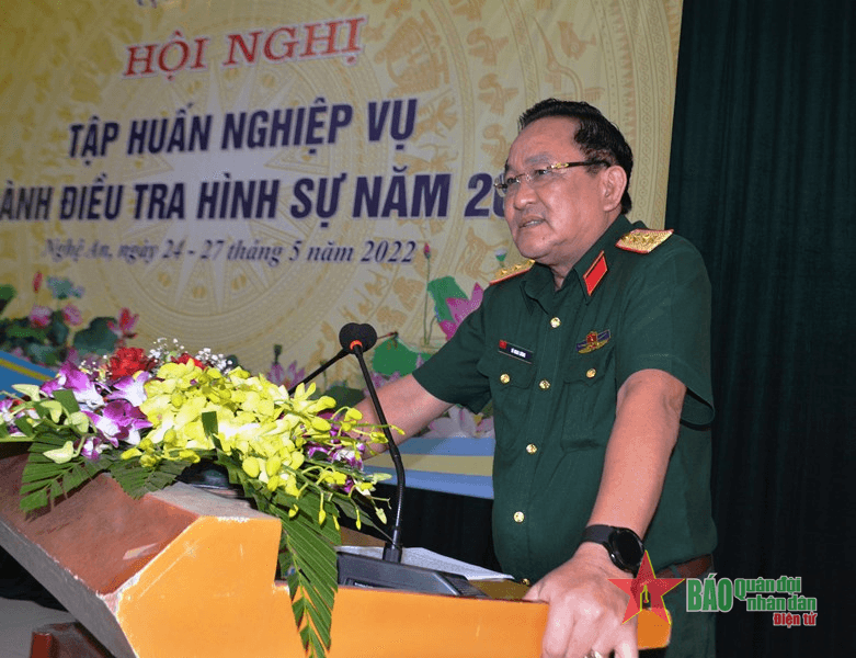 Cục Điều tra hình sự, Bộ Quốc phòng tập huấn nghiệp vụ năm 2022