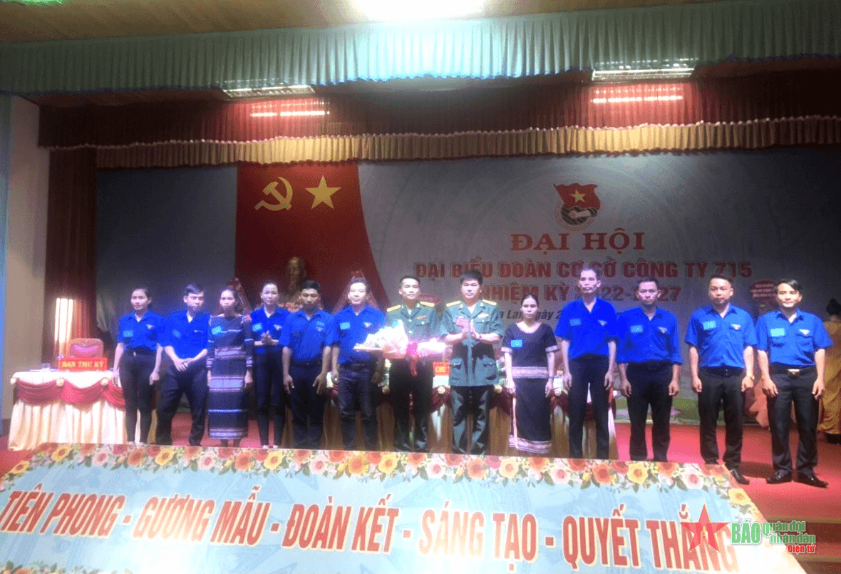 Đại hội đại biểu Đoàn cơ sở Công ty 715 nhiệm kỳ 2022-2027