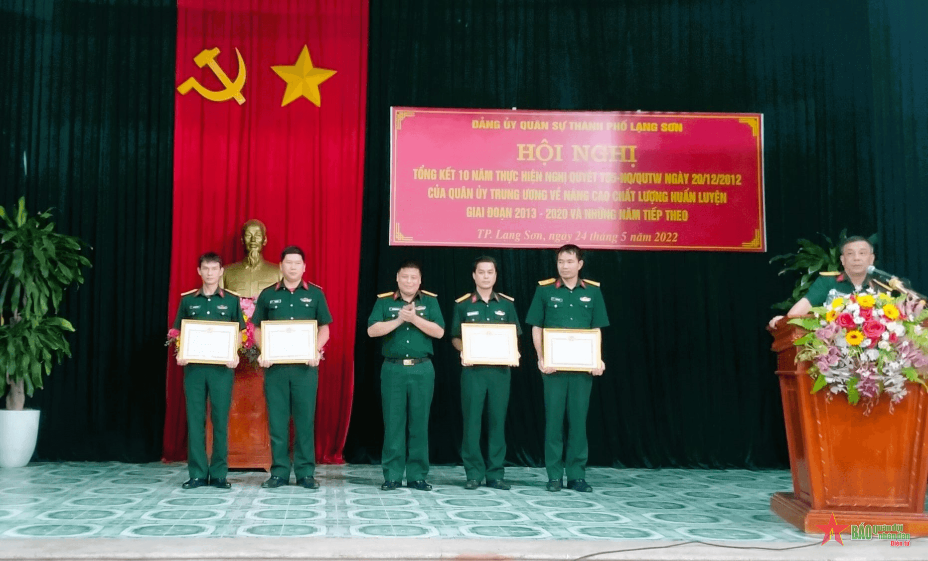 Đảng ủy Quân sự TP Lạng Sơn: Sơ kết 10 năm thực hiện Nghị quyết số 765 của Quân ủy Trung ương