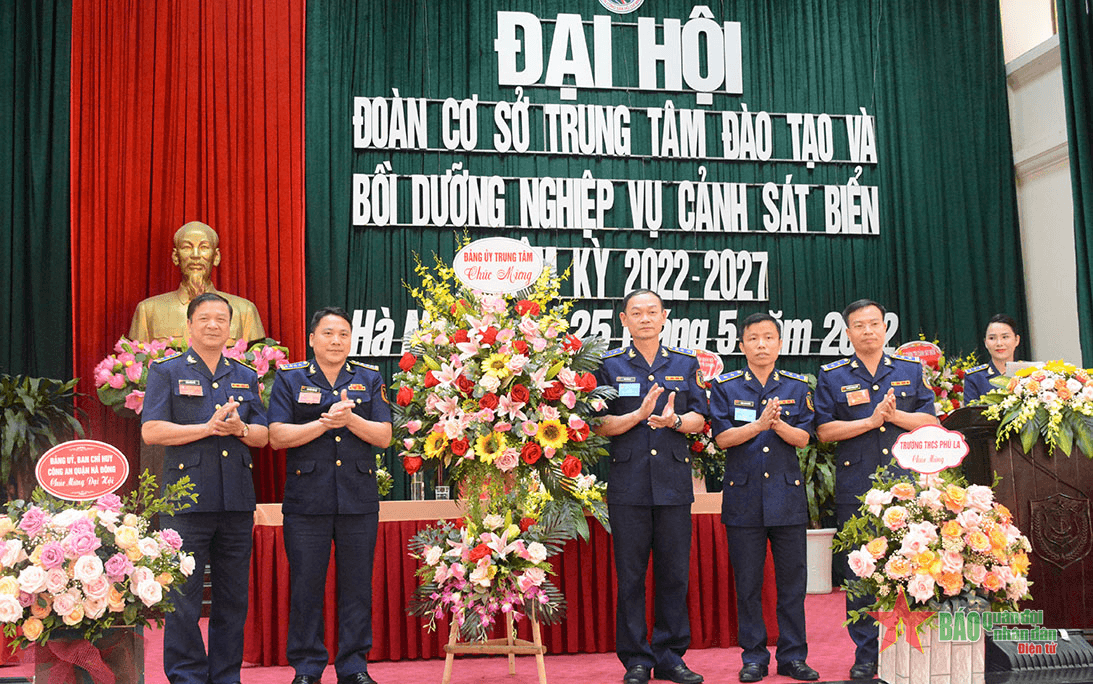 Đại hội Đoàn cơ sở Trung tâm đào tạo và bồi dưỡng nghiệp vụ Cảnh sát biển