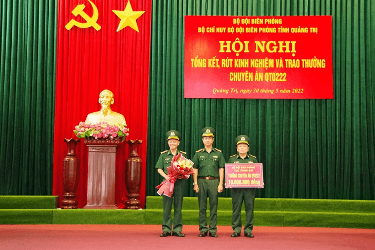 Bộ đội Biên phòng khen thưởng lực lượng thực hiện Chuyên án QT 0222