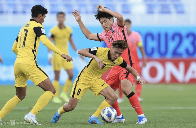 Vòng chung kết U23 châu Á 2022: U23 Hàn Quốc thắng dễ U23 Malaysia