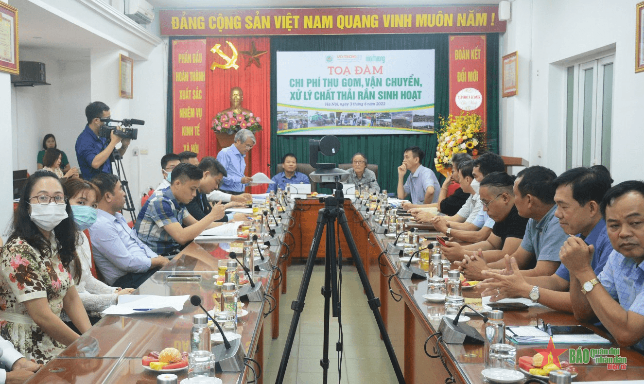 Tọa đàm chi phí thu gom, vận chuyển, xử lý chất thải rắn sinh hoạt