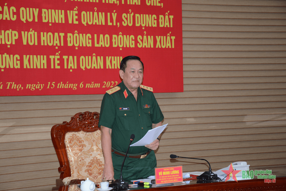 Bộ Quốc phòng kiểm tra công tác tư pháp, thanh tra, pháp chế tại Quân khu2
