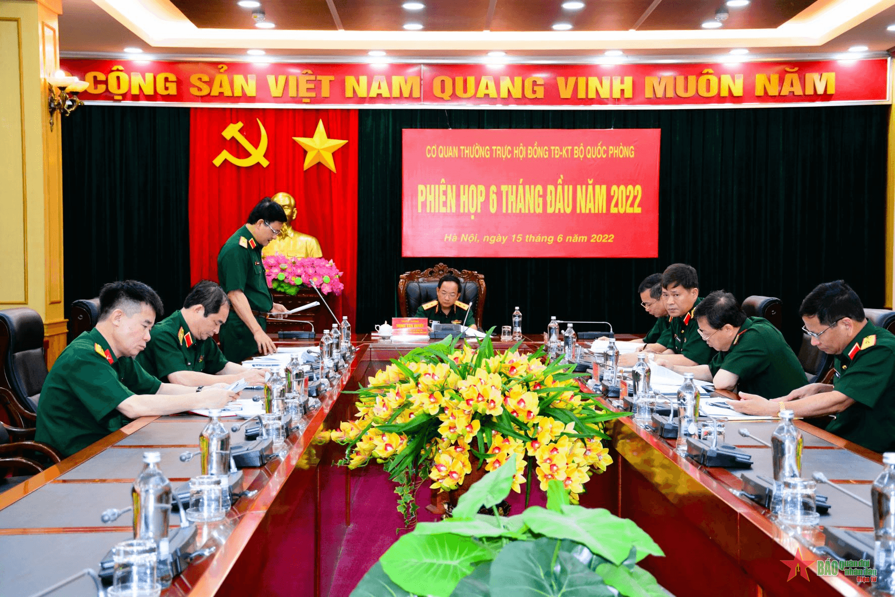 Cơ quan Thường trực Hội đồng Thi đua - Khen thưởng Bộ Quốc phòng họp phiên 6 tháng đầu năm 2022