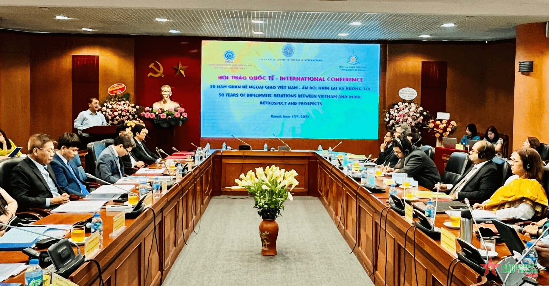 Hội thảo quốc tế “50 năm quan hệ ngoại giao Việt Nam - Ấn Độ: Nhìn lại và hướng tới"