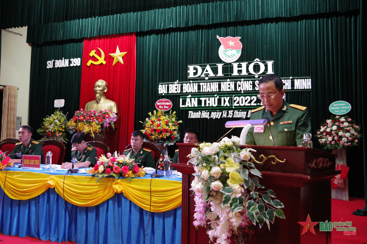 Đại hội đại biểu Đoàn TNCS Hồ Chí Minh Sư đoàn 390, Quân đoàn 1