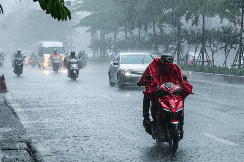 Thời tiết ngày 15-6: Bắc Bộ và Thanh Hóa có mưa rào và dông rải rác